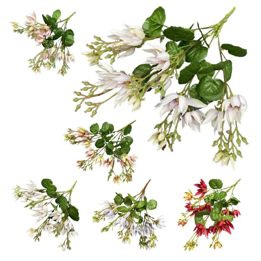 

Artificial Flower Non-fading Faux Silk Flower Wide Application Involucrata Fake Flower for Decoration