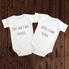 Забавный двойной наряд, Детский комбинезон для будущей матери, подарок для новорожденных, подарок для малыша, подходящий наряд, комбинезон, одежда