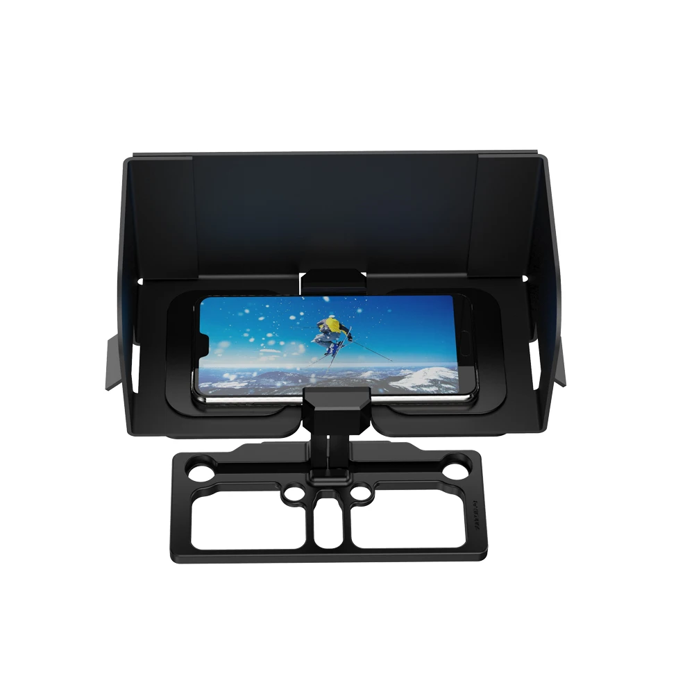 remote controller phone holder clip with sun hood sunshade for dji mavic 3prosparkmavic air 2smavic mini 2se accessories free global shipping