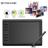 10%c3%976 inch professional graphics drawing tablet for pc with 8192 levels digital pen writing board pad for mac os android windows