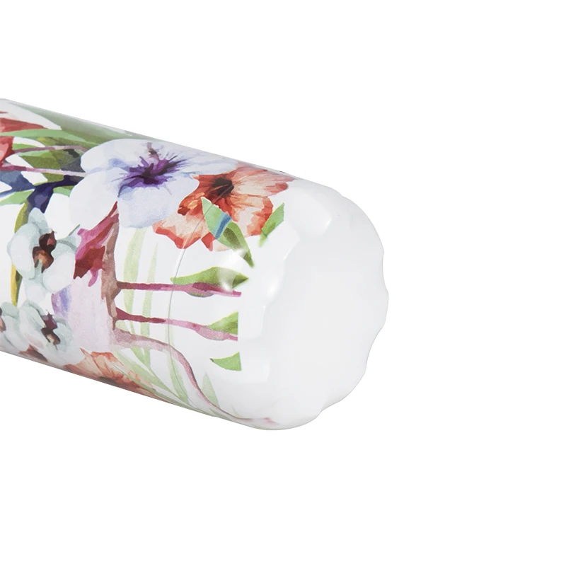 Мраморный Фламинго без бисфенола А бутылка для воды с двойными стенками Дорожная