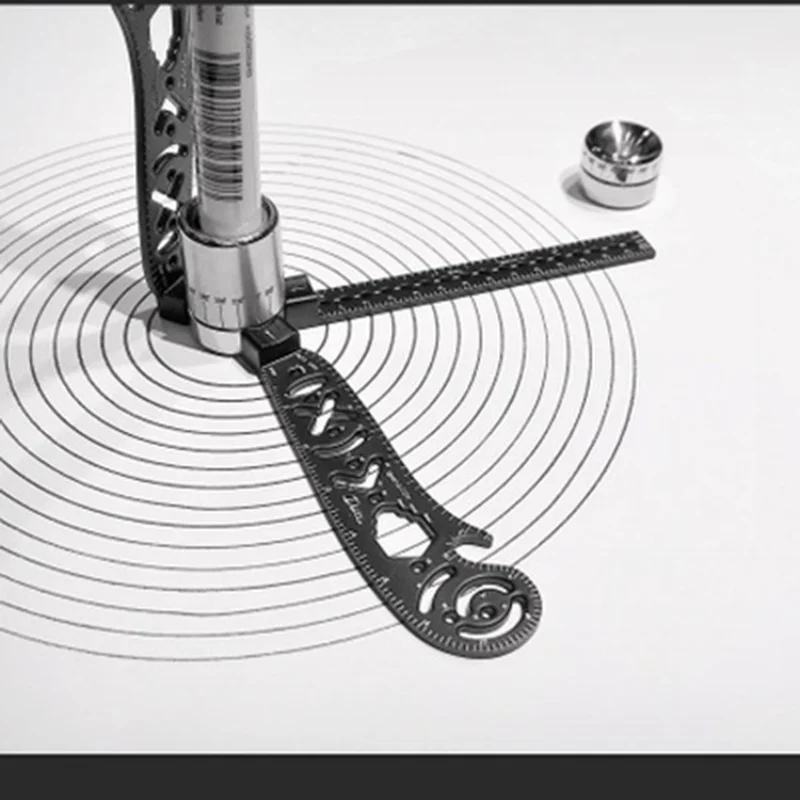 

Многофункциональная линейка для рисования, магнитная карта, транспортир, инструменты для шитья, круги, компас, измеритель изгиба, хвосты, уз...