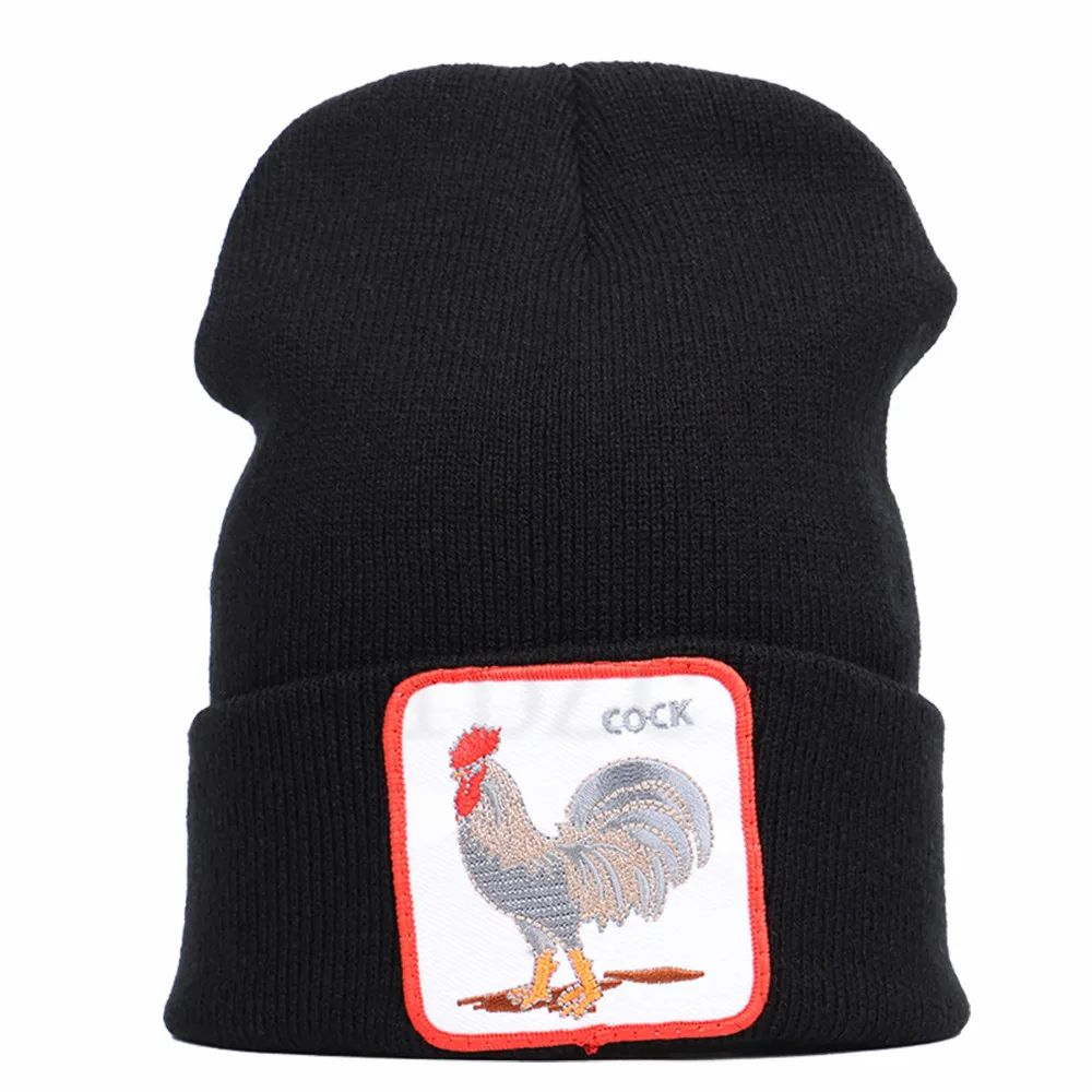 Evrfelan fashion autumn and winter knit hat unisex cute animal ladies men's dad flexible | Аксессуары для одежды