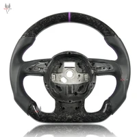 vlmcar carbon fiber steering wheels for audi a3 a4 a5 led performance support private customization for any models and style