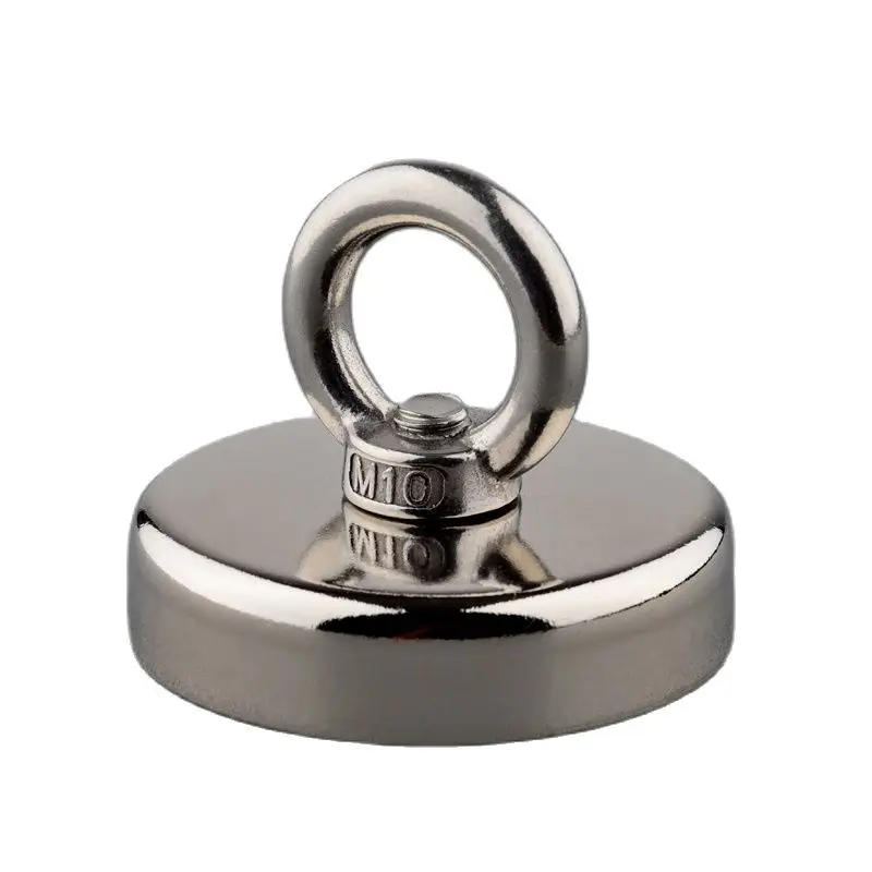 Неодимовый магнит N52 мощный с крючком для подъема утиля в глубоком море 400-950BLS |