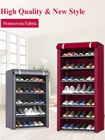 non woven fabric shoes rack entryway space saving shoe racks organizer dust proof cabinet shoes stand shelf for living room