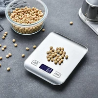 digital kitchen scale stainless steel lcd portable electronic scale electronic food balance measuring tool kitchen accessories