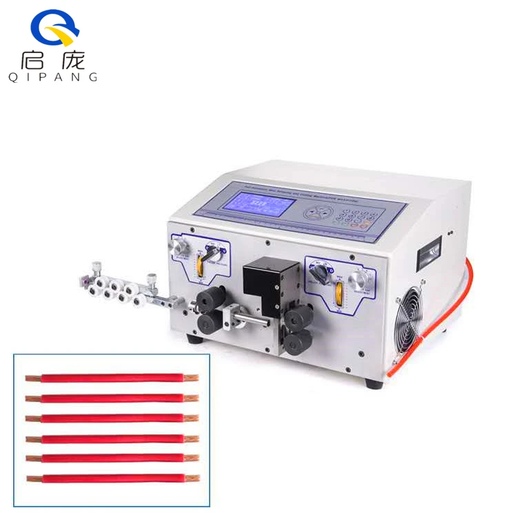 

Automatic skinning cutting wire cut strip crimp machine computer strip copper wire stripping machine