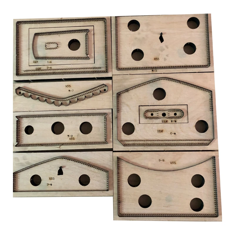 Японское стальное лезвие деревянная штампованная сумочка сумка на плечо дырокол