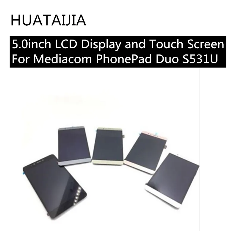 Pantalla t&aacute;ctil lcd para Mediacom duo s531U, accesorios de repuesto de reparaci&oacute;n 100% originales para s531U-0