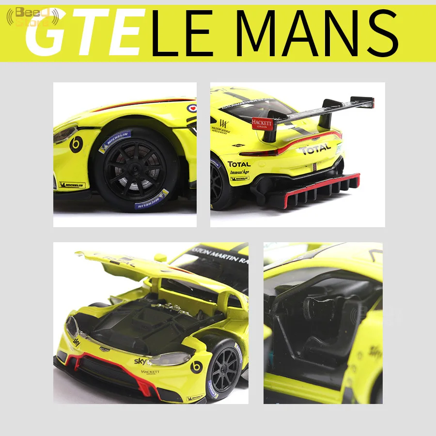 Модель автомобиля из сплава 1:32 Астон &amp Мартен преимущество GTE Ле-Мана литая