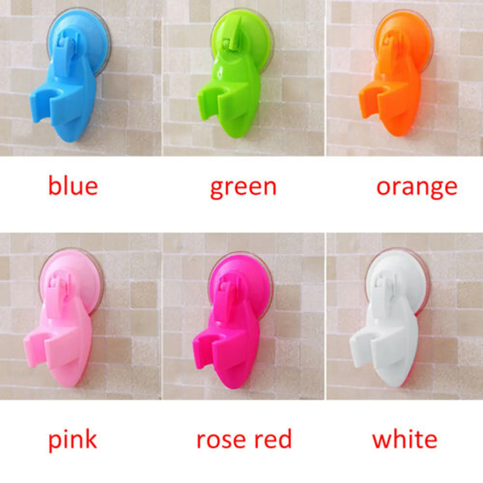 

Household Suction Cup Shower Head Shower Head Fixed Seat Shower Bracket Universal Adjustable Shower Bracket Bracket Base Mount