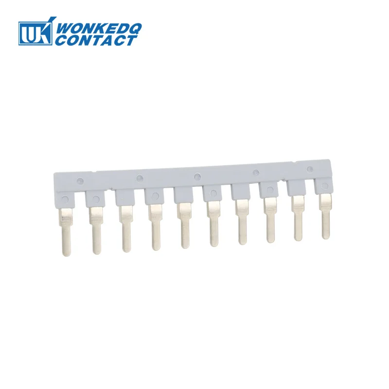 

10Pcs EB10-10 Insertion Bridge For UK Type Din Rail Terminal Blocks UK10 Wire Electrical Strip Connector EB 10-10 Wiring Jumpers