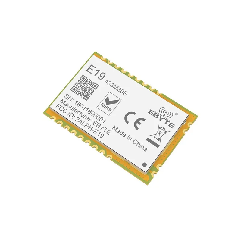 E19 433M30S Lora большой диапазон SPI SX1278 433 МГц 1 Вт печать антенна отверстия IoT uhf