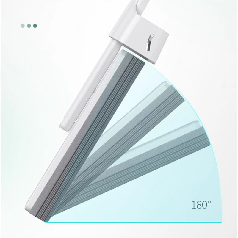 

Sponge Mop Hands-Free Washing, 180 degree Rotation Wet and Dry Squeeze Cleaning Mop for Home