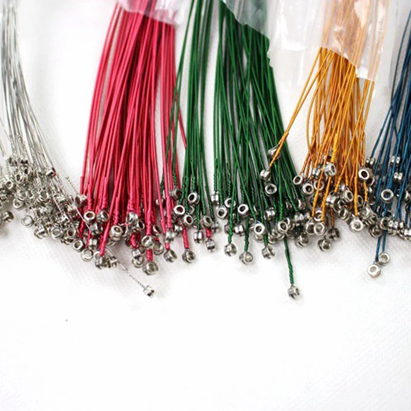 

High Quality Guitar Strings Rainbow Colorful Strings for Acoustic Folk Classic Guitar N66