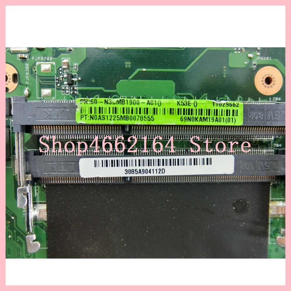K53E материнская плата с процессором i3 Процессор REV 6 0 Материнская Asus A53E P53E A53S K53S K53SD