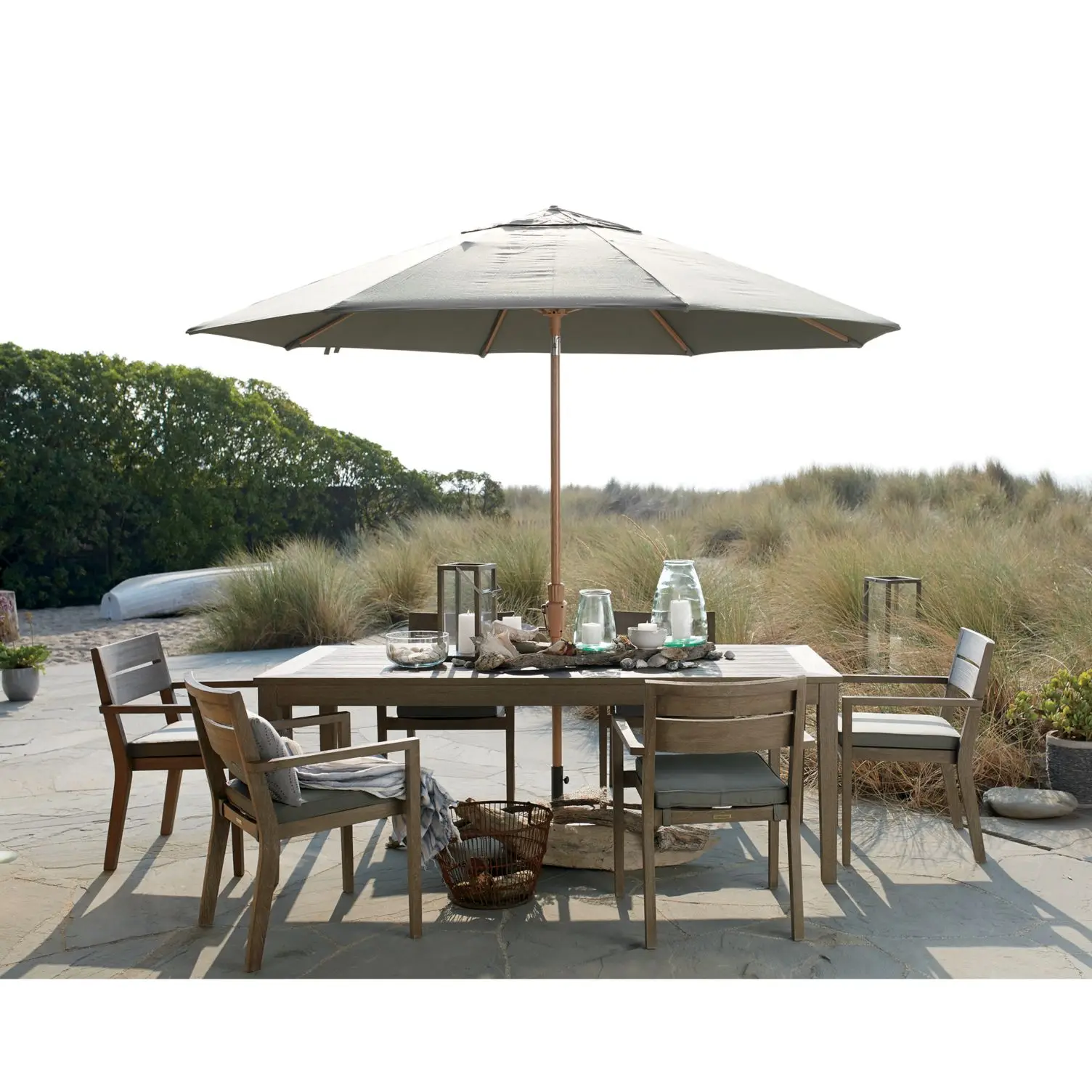 Garden outdoor patio raw wooden teak table tables |