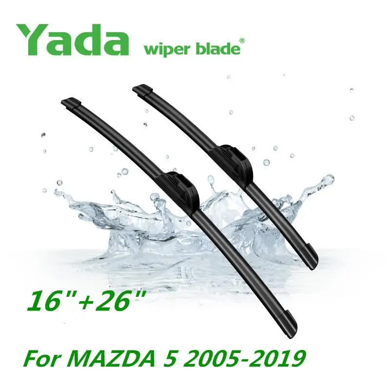 

"Yada" Автомобильные щетки стеклоочистителя для MAZDA 5 2005-2019 j-крюком и Тип лобовое стекло окна 16 "+ 24" автомобильные аксессуары