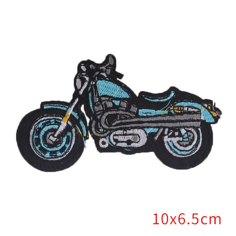 Патчи вышитые в стиле панк для мотоцикла наклейки одежды с утюгом на одежду