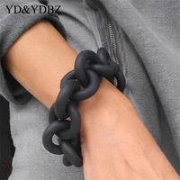 a bracelet pulsera art rubber jewelry things handmade contemporary popular bracelets 2020 black fashion rope chain bracelet new