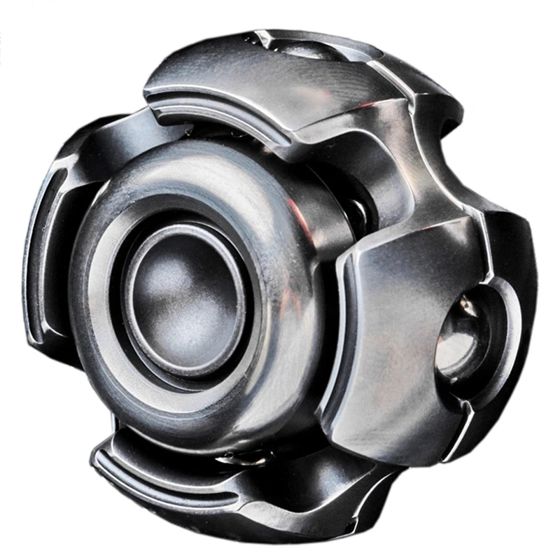

New Metal Fingertip Gyro Portable Creative Bearing High-speed Rotation Decompression Ceremony EDC Trimmer Anti-anxiety Stress