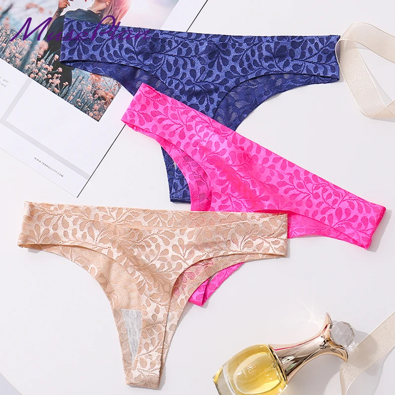 S 2XL! Горячая распродажа! L женские сексуальные кружевные стринги трусы Бесшовные