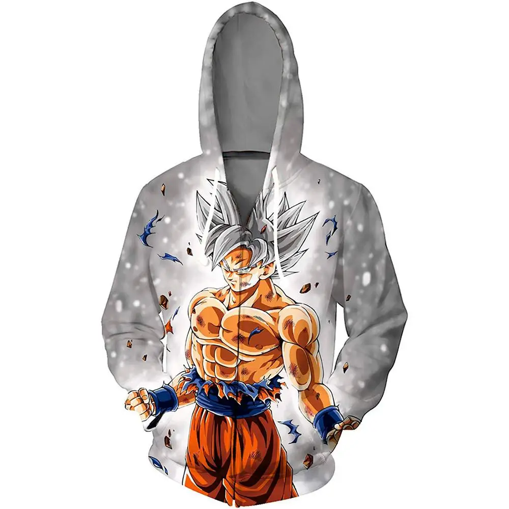 

2021 new 3D printing cartoon casual men's women's hoodie 2020 fashion funny cosplay costume streetwear sweatshirt anime zipper m