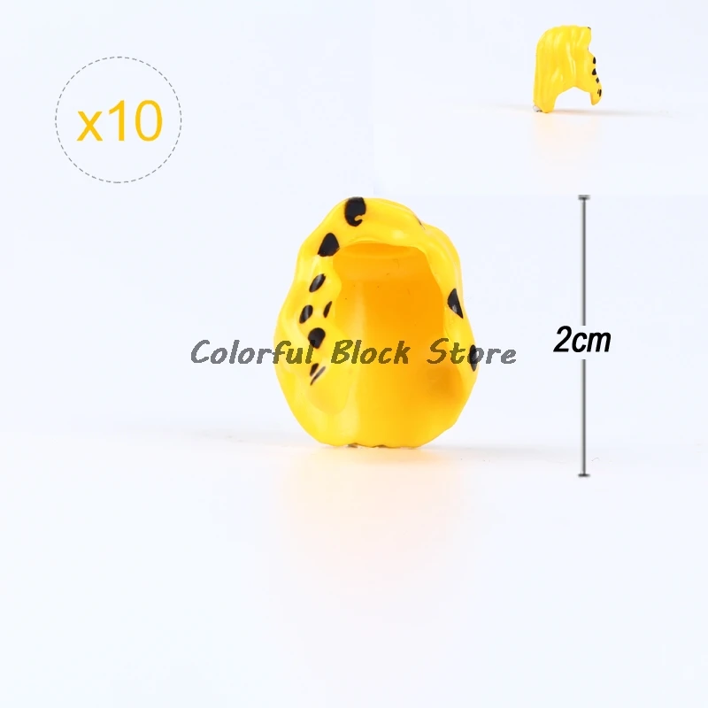 10pcs/lot Accessories Movies Anime Doll Decoration Cute Cartoon Ladies Hair Hairstyle Building Block Toy Children Creative Gift - купить по