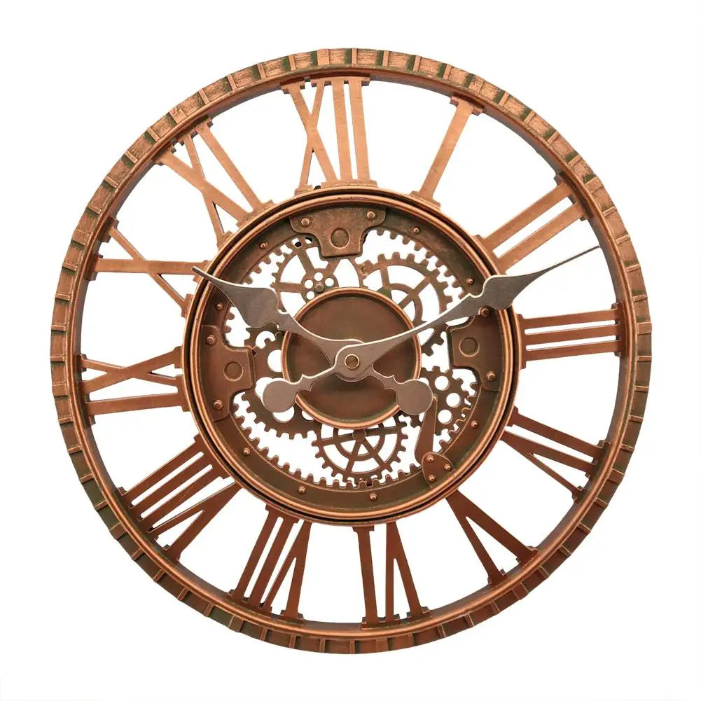 3D винтажные настенные часы ручной работы цифры украшение для гостиной офиса