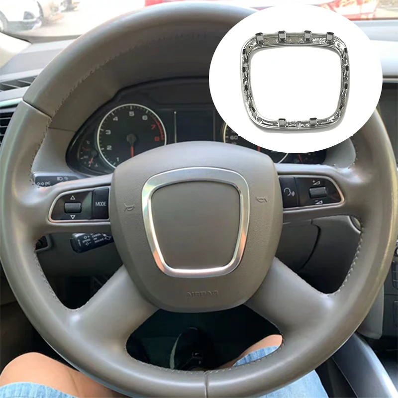 Хромированный чехол на руль из АБС пластика эмблема кольцо значок наклейка рамку