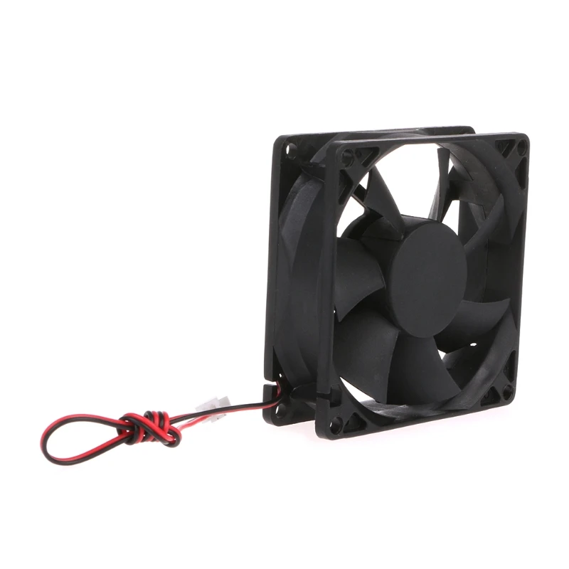 12V 2-контактный 80x80x25 мм компьютер Процессор Системы радиатора Бесщеточный