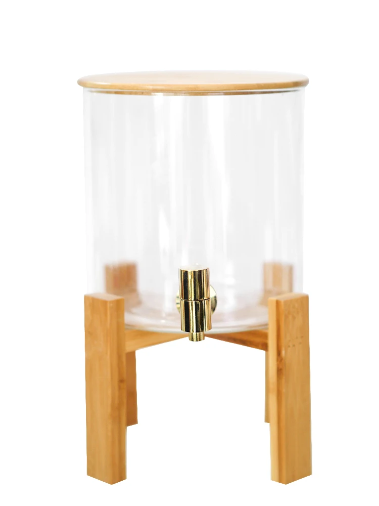 Домашний кувшин для питьевой воды ведро сока прозрачный стеклянный холодный