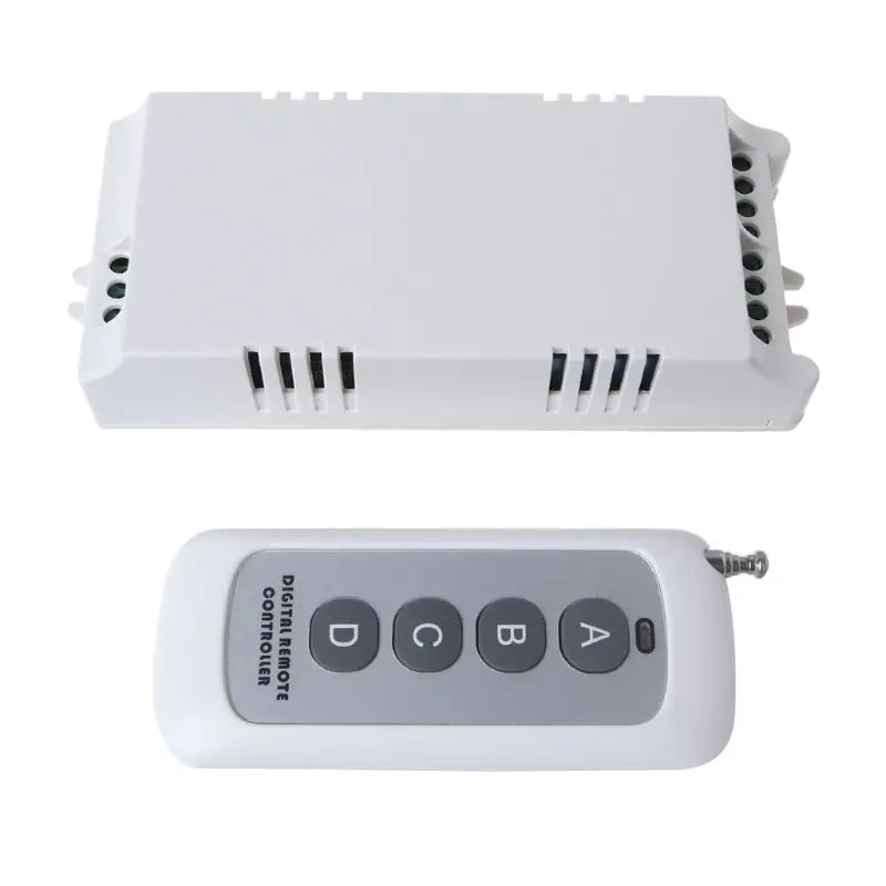 

1Set AC85V-250V 4 Way Switch Remote Control Wireless RF Relay Receiver for Light