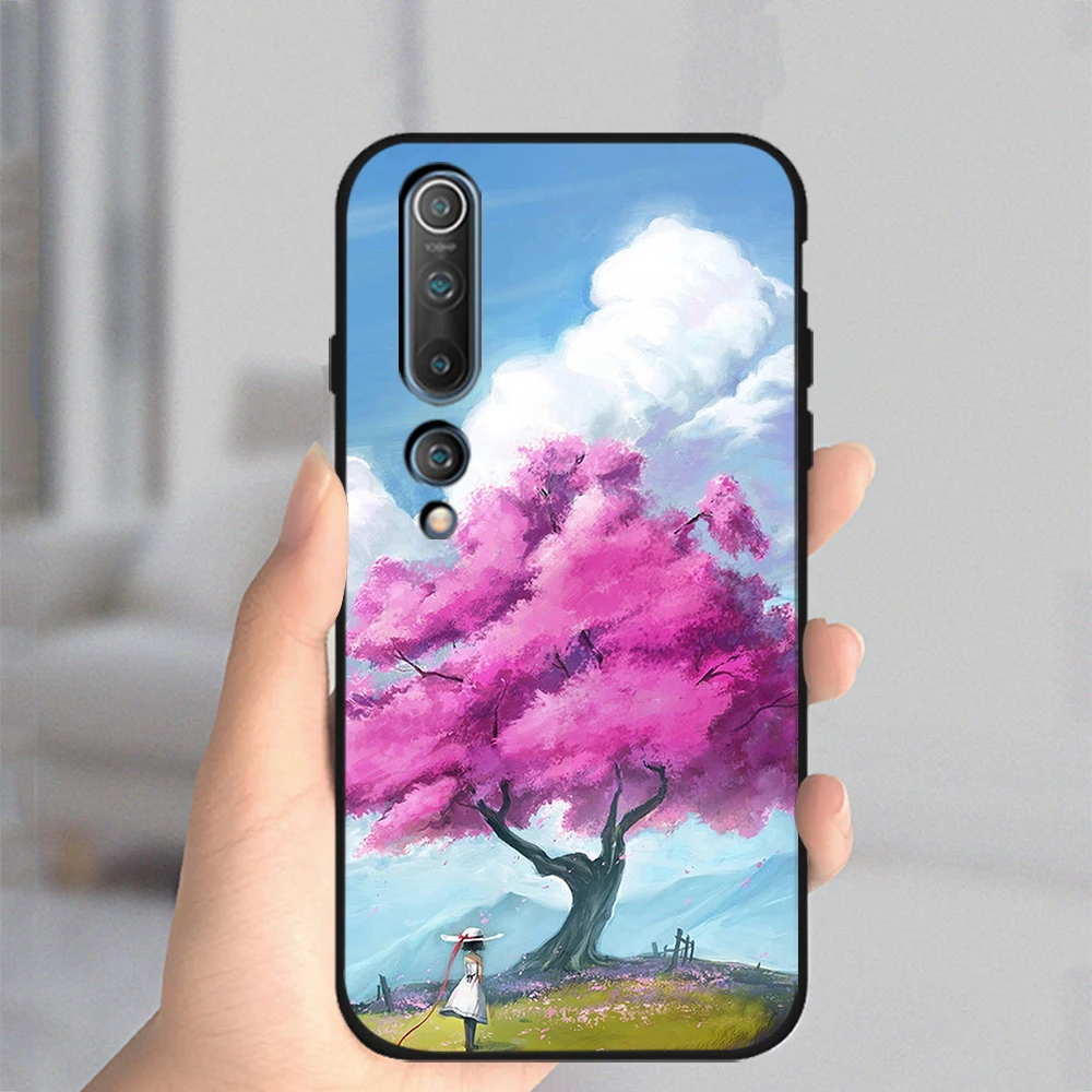 

Mountain Tree Case For Xiaomi Redmi Note 10 9 8 7 8T 9T Pro 9S K40 MI Note 11 10 9 10T 9T 10S Pro Lite Poco M3 X3 Soft TPU Funda