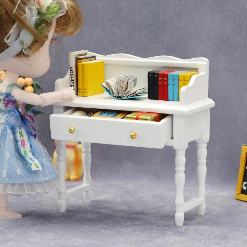 

1:12 Miniature Furniture Model Desk Dollhouse Furniture Accessories