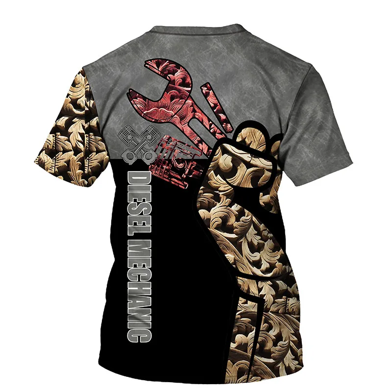 

3D Tennis Racket Print T-shirt Men 2021 Summer O Neck Short Sleeve Tees Tops Fashion Sport Style Male Clothes Casual T-shirts