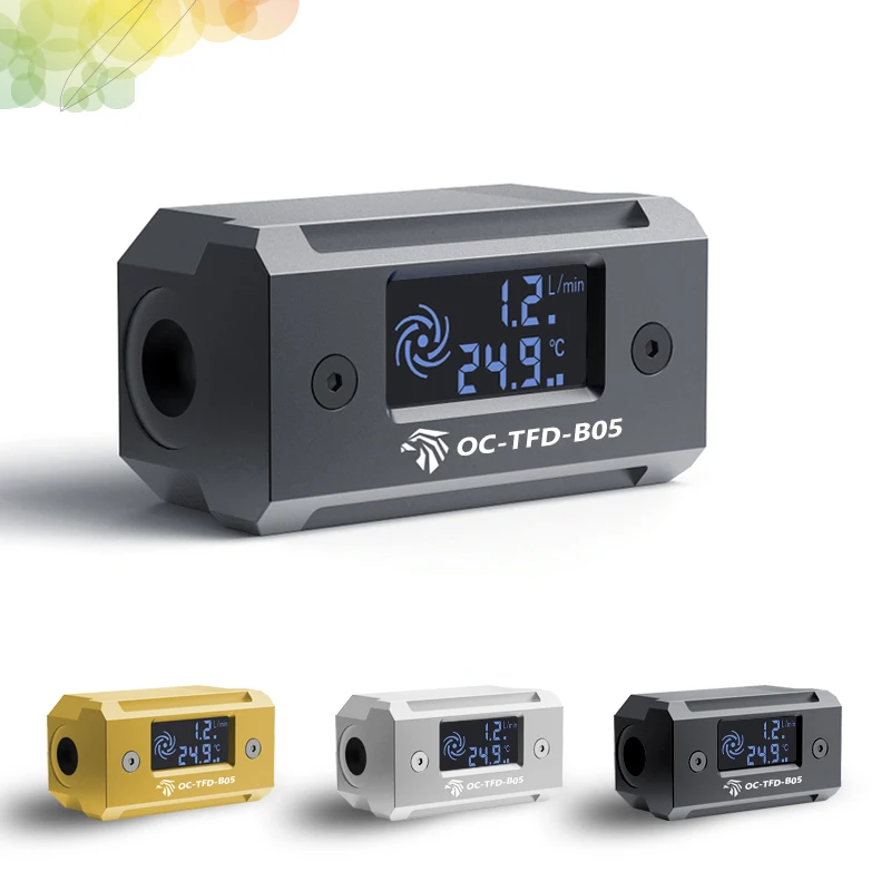 OCOCOO B05 цифровой термометр потока водяного охлаждения компьютера костюм DIY