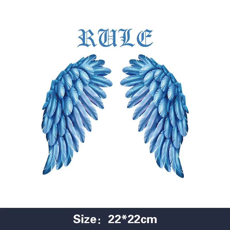 

Patches Angel wings, clothing heat transfer sticker, clothing heat transfer sticker, printing decoration,