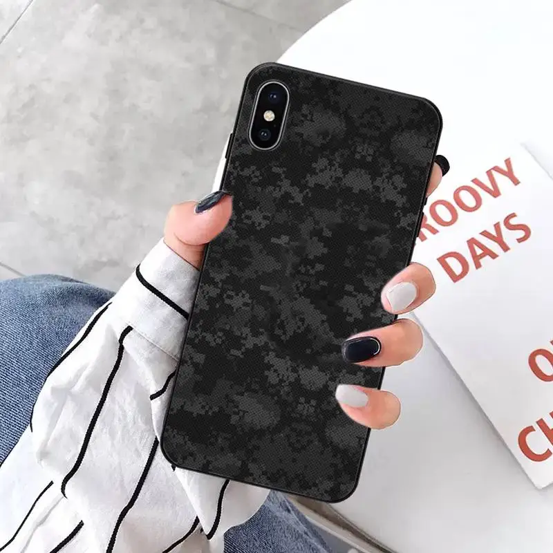 

Military Army Camo Camouflage Pattern Phone Case for iPhone 11 12 pro XS MAX 8 7 6 6S Plus X 5S SE 2020 XR mini