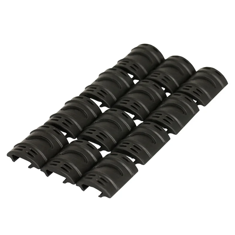 Тактические направляющие Пикатинни 20 мм 12 шт. защитные накладки M3166|rail rubber|picatinny