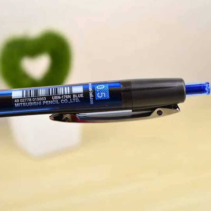 5Pcs /Lot UNI 0.5mm Gel Pen UBN-176N Press Pens For School Students High Performance Ball Refill Can Be Replaced | Канцтовары для
