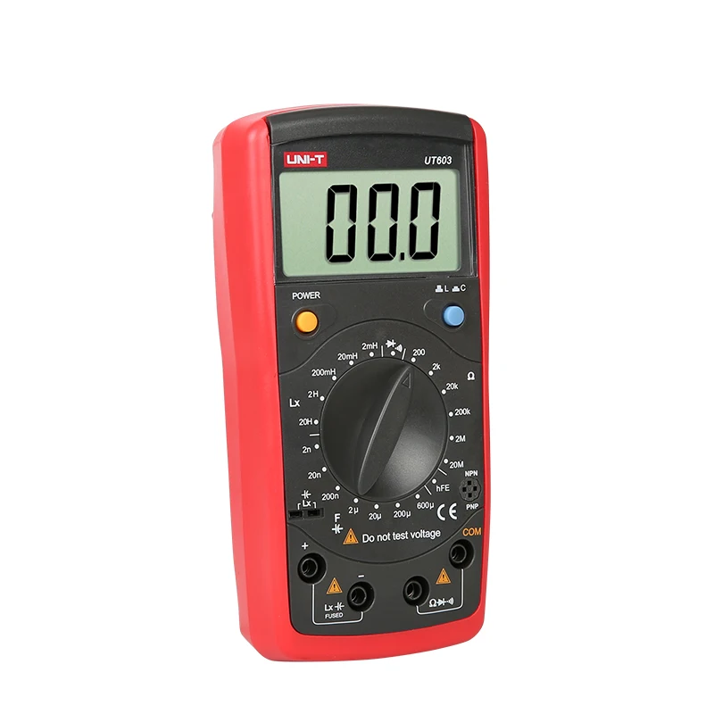 Измеритель индуктивности UT603 измеритель и емкости LCR конденсаторы Омметр с hFE