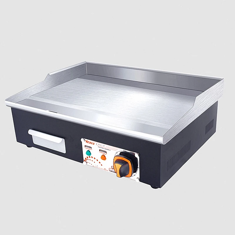 commercial electrical grill roast machine stainless steel electric griddle grooved flat large hotplate teppanyaki grill free global shipping