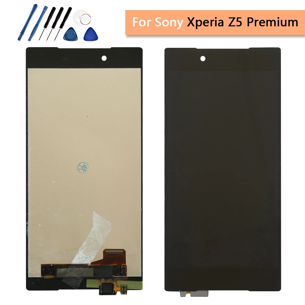 5 'дисплей для SONY Xperia Z5 премиум сенсорный ЖК-экран с рамкой запасные части Z5P Plus