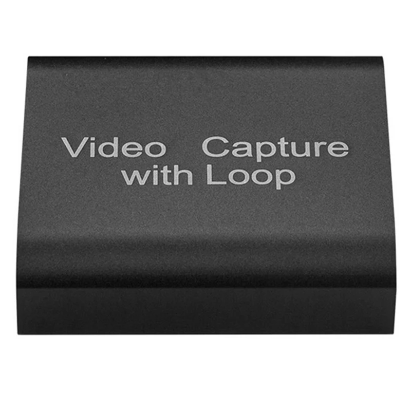 

HD 1080P Video Capture Card USB Local Loop Out Video Capture Card Supports 4K x 2K Record Live Streaming