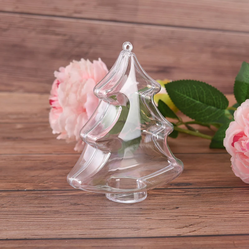 Форма рождественской елки Прозрачный Рождественский шар сделай сам для