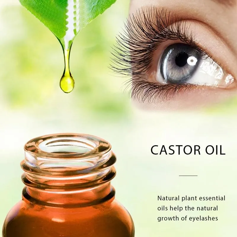 

Castor Oil Eyelash Growth Liquid Castor Seed Oil Mild Nourishing Maintenance Eyelash Eyelash Brush With Oil Growth Essentia H3S1