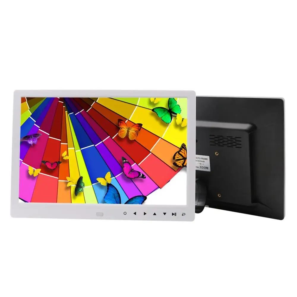 12 дюймовая цифровая фоторамка 1280x800 электронная Дисплей с ips ЖК-дисплей 1080P MP3 MP4