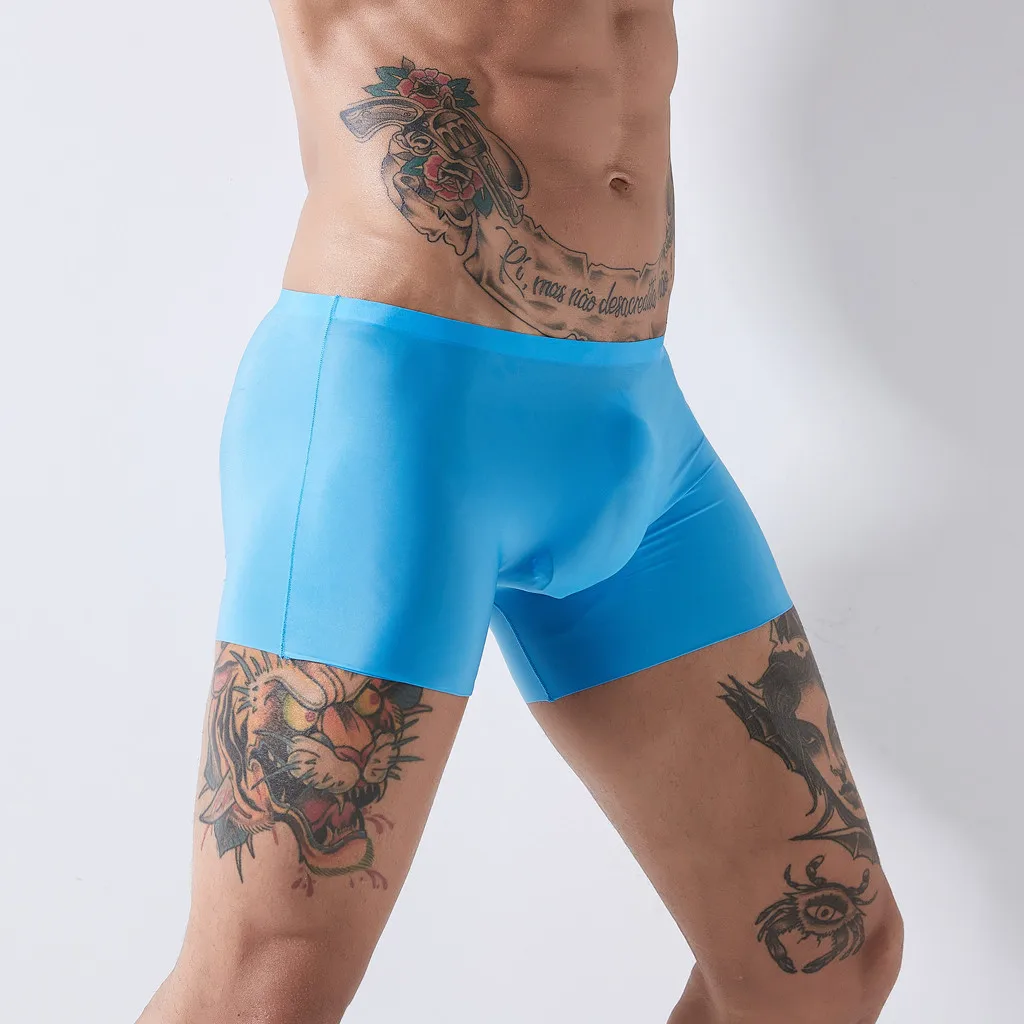 Бесшовное белье для мужчин трусы 2020 мужские боксеры Cueca Masculina U Pouch трусики геев Ropa
